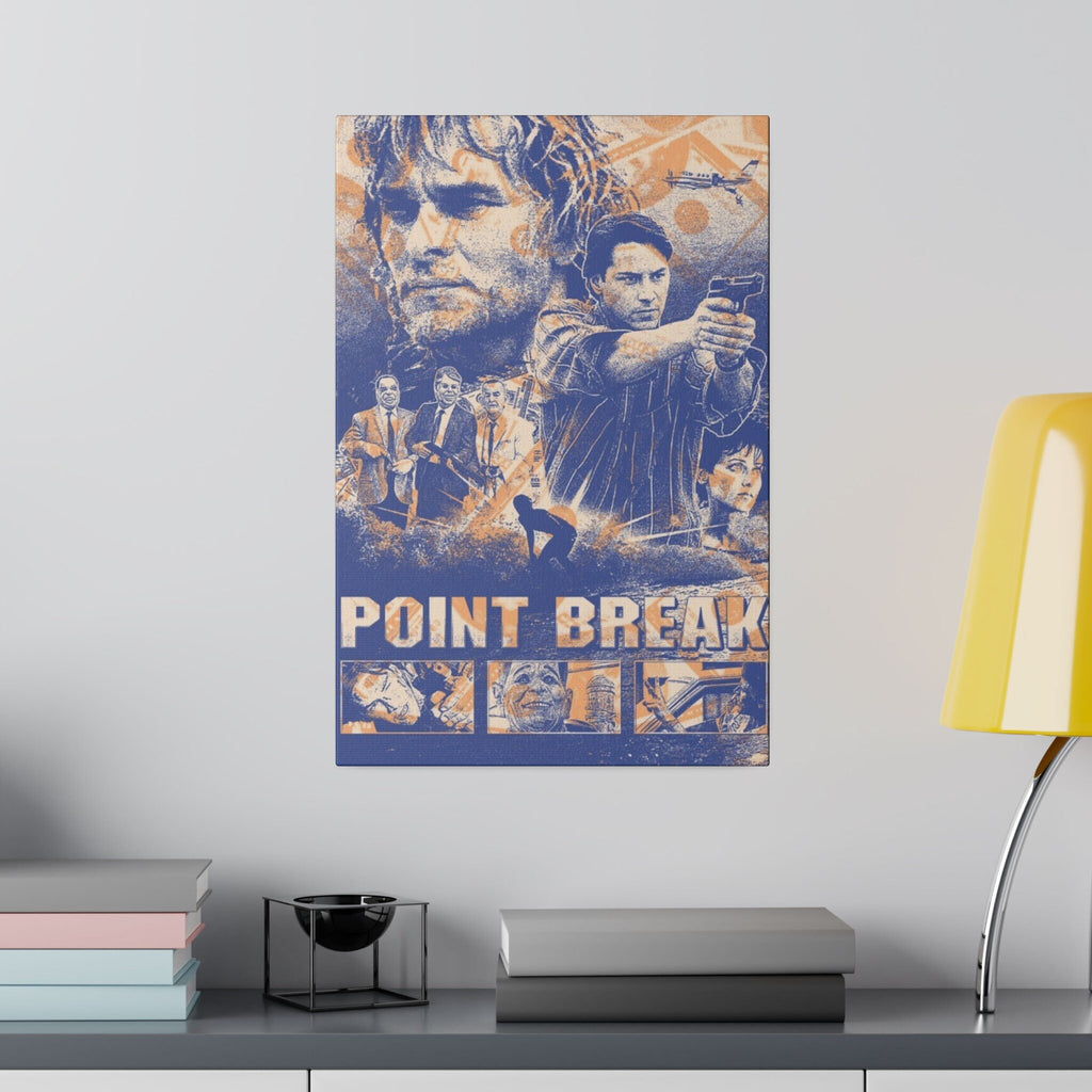 Point Break Abstract Movie Poster Custom Canvas Wall Print