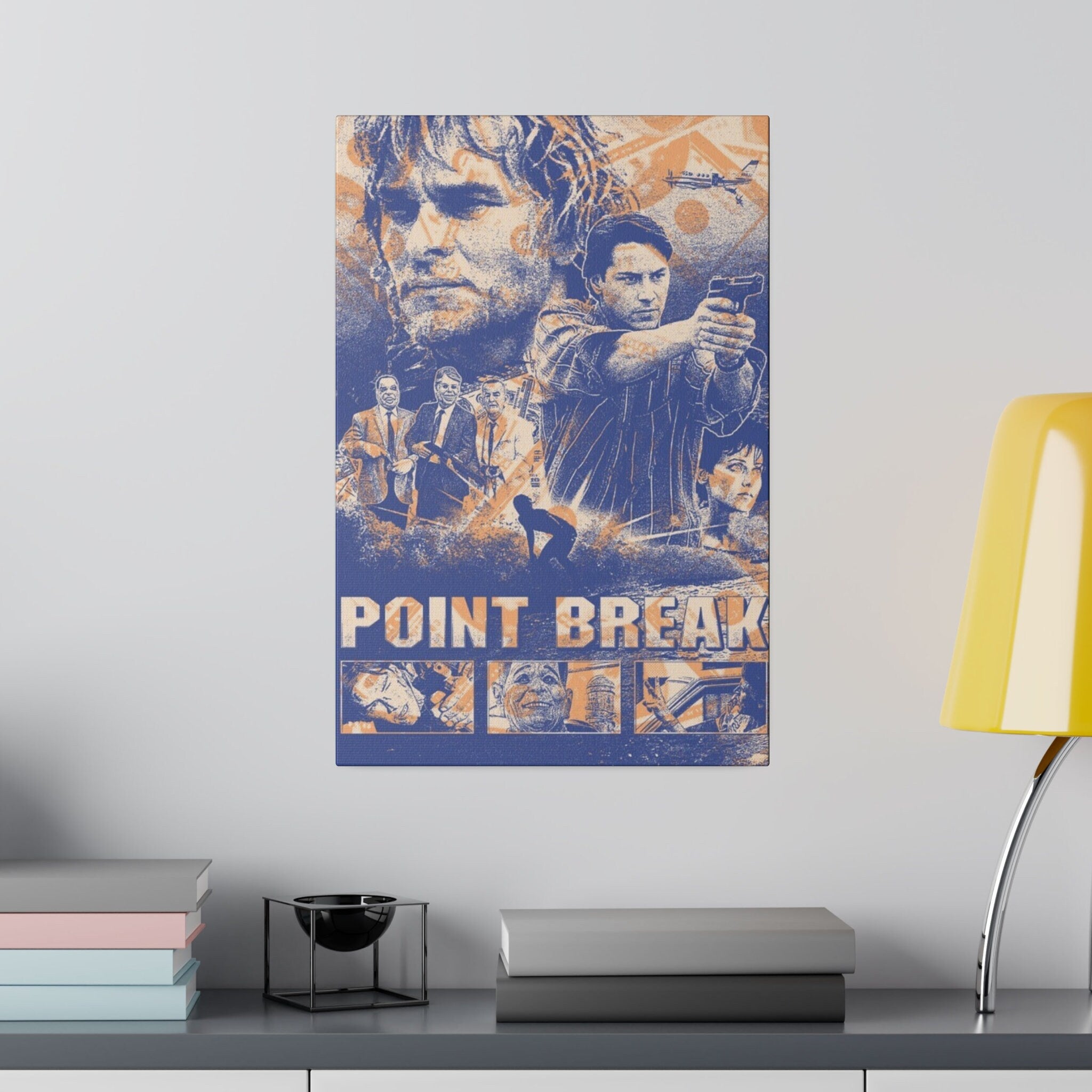 Point Break Abstract Movie Poster Custom Canvas Wall Print