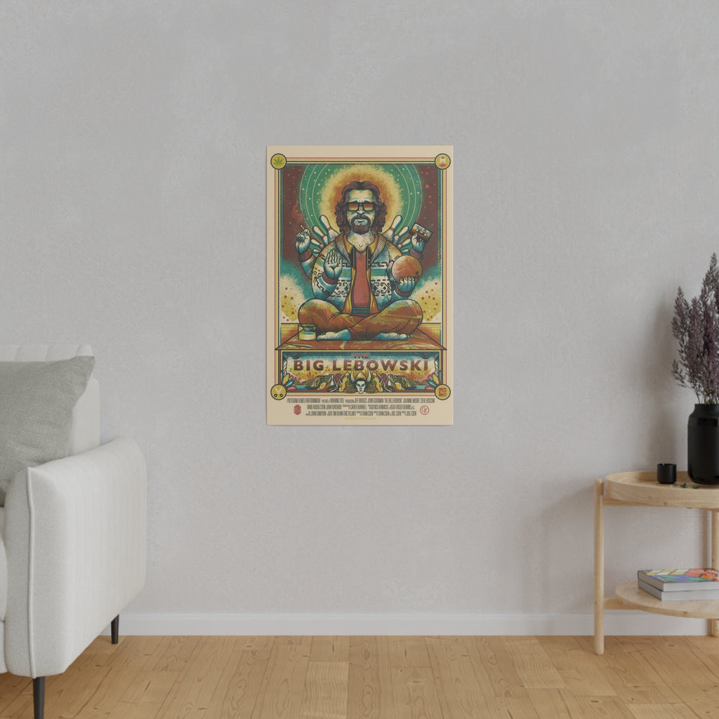 The Big Lebowski Zen Movie Poster Custom Canvas Wall Print