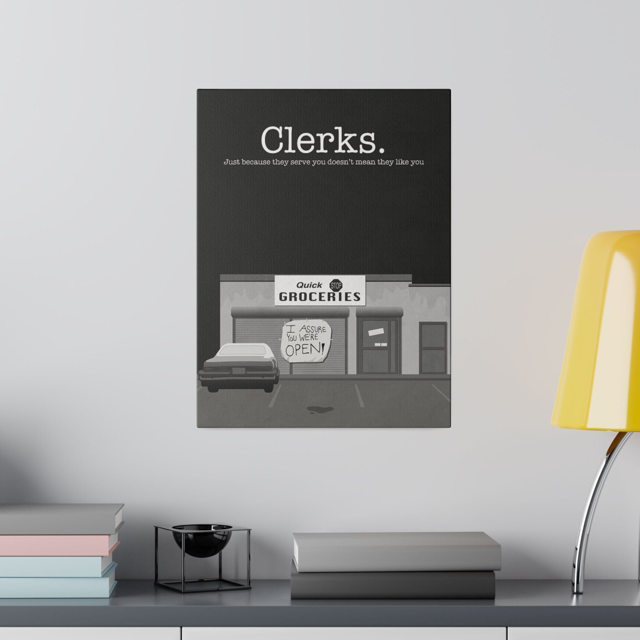 Clerks Poster Custom Canvas Wall Print