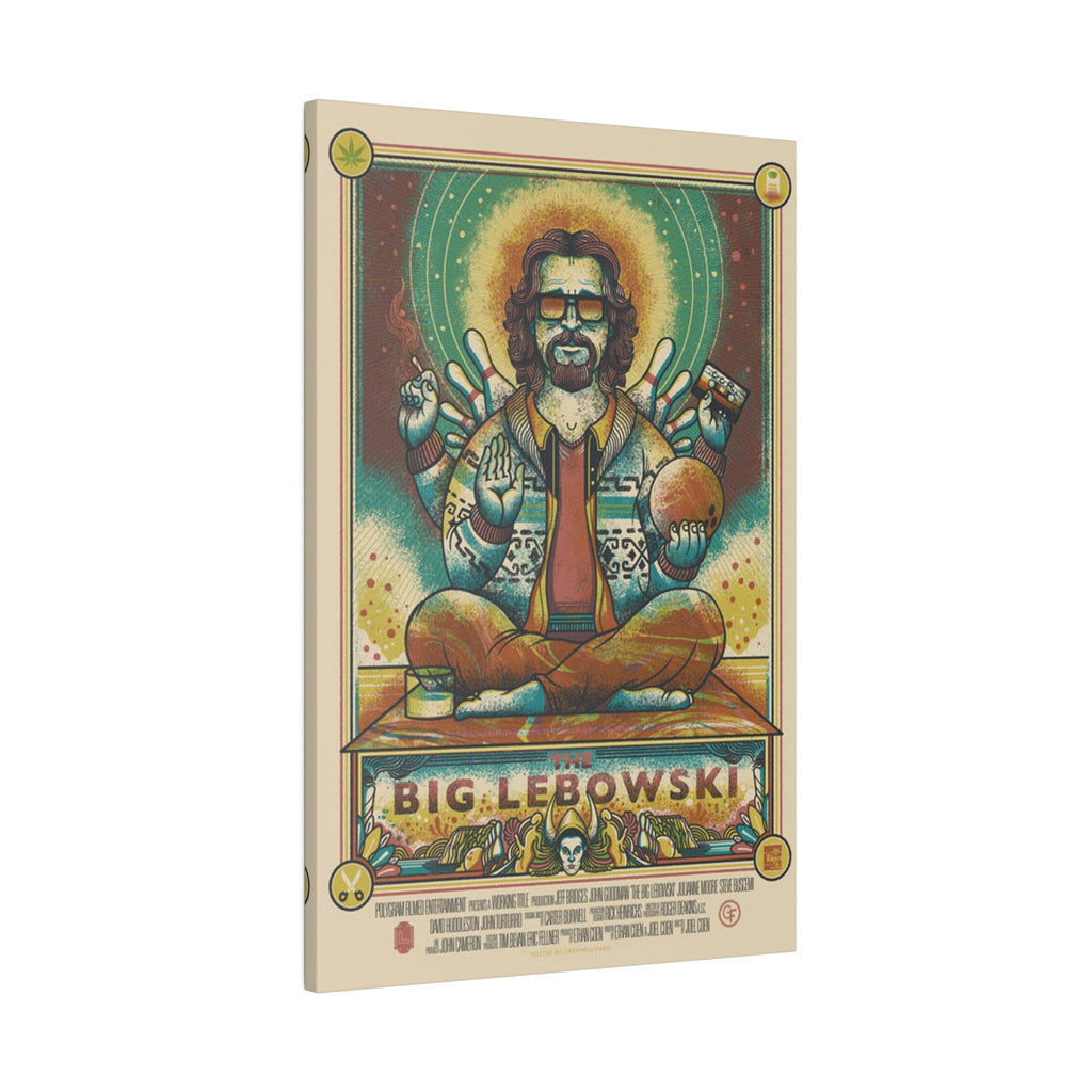 The Big Lebowski Zen Movie Poster Custom Canvas Wall Print