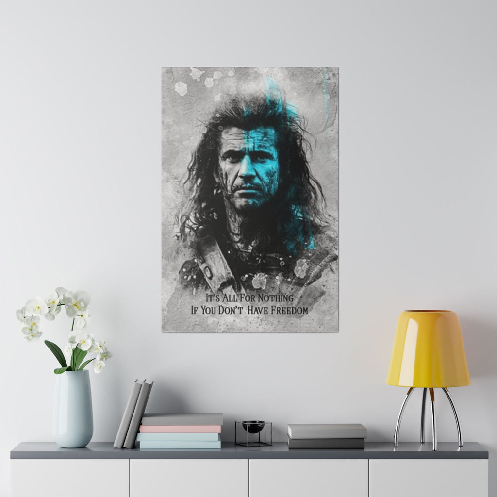 Braveheart Freedom Custom Canvas Wall Print