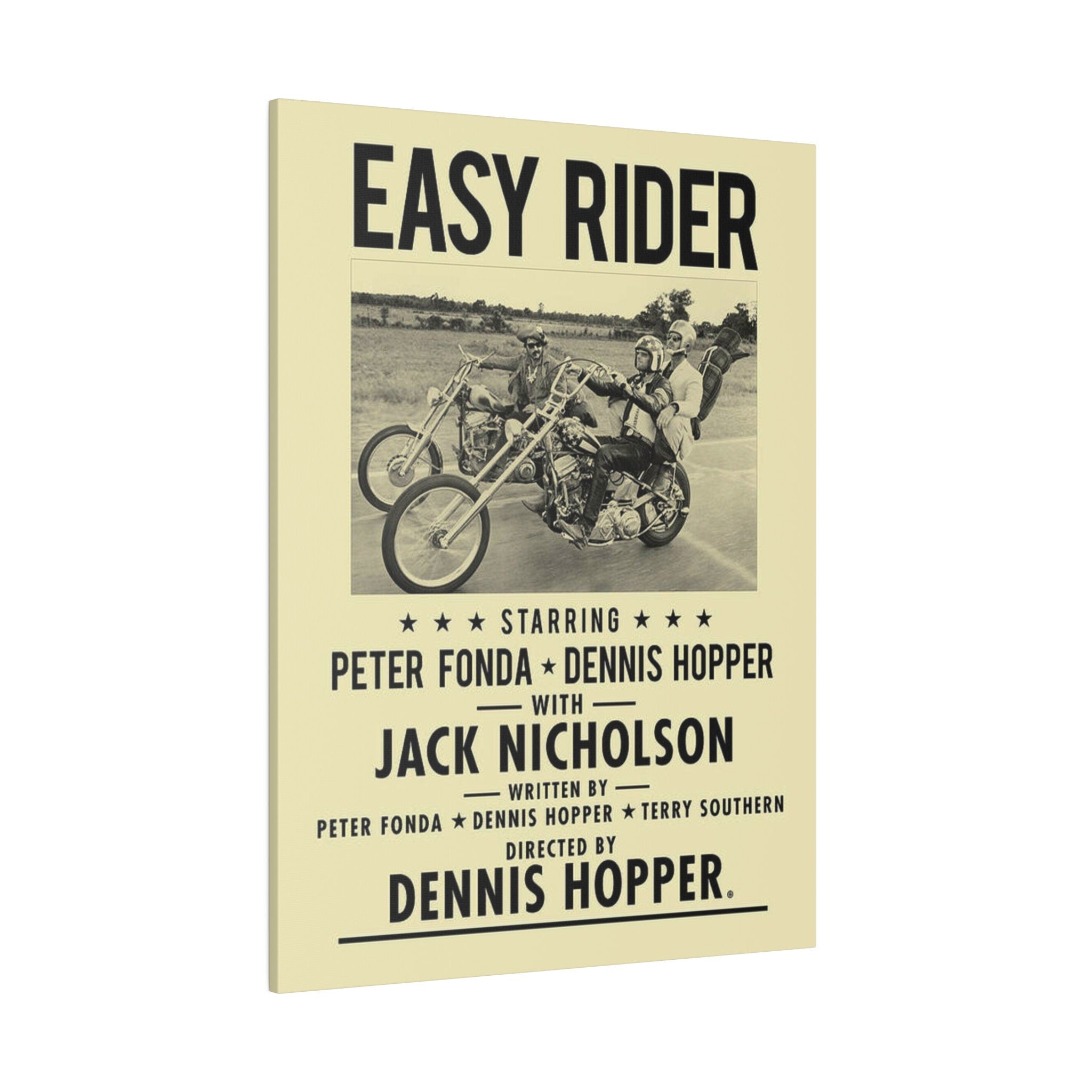 Easy Rider Classic Poster Custom Canvas Wall Print