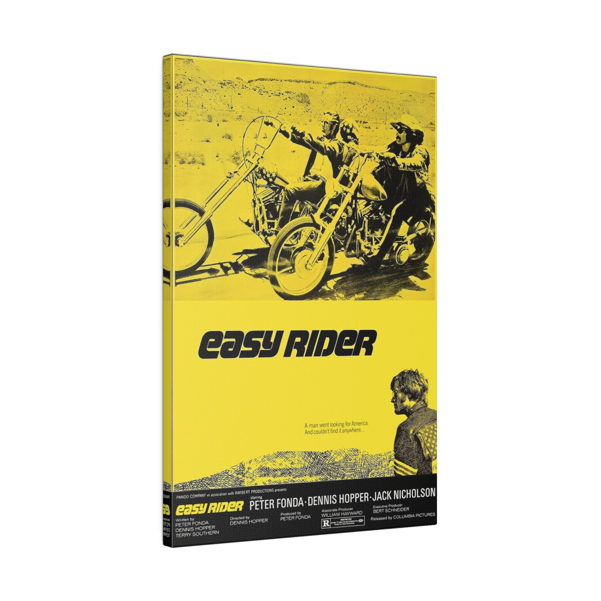 Easy Rider Movie Poster Custom Canvas Wall Print