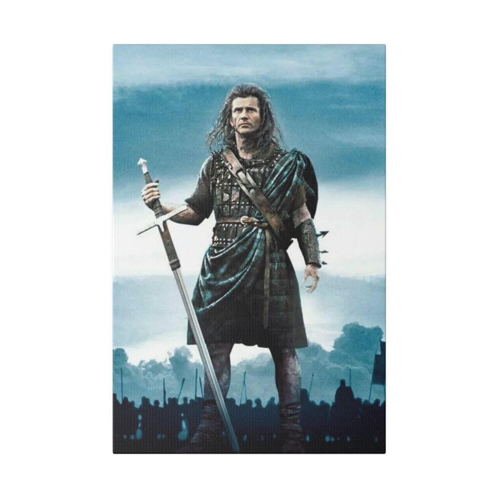 Braveheart William Wallace Stands Tall Custom Canvas Movie Poster