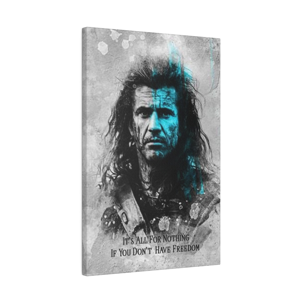 Braveheart Freedom Custom Canvas Wall Print