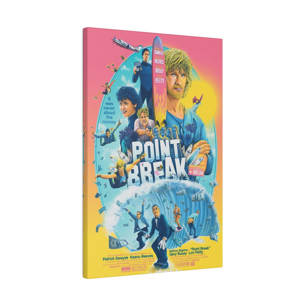 Point Break Gnarly Movie Poster Custom Canvas Wall Print
