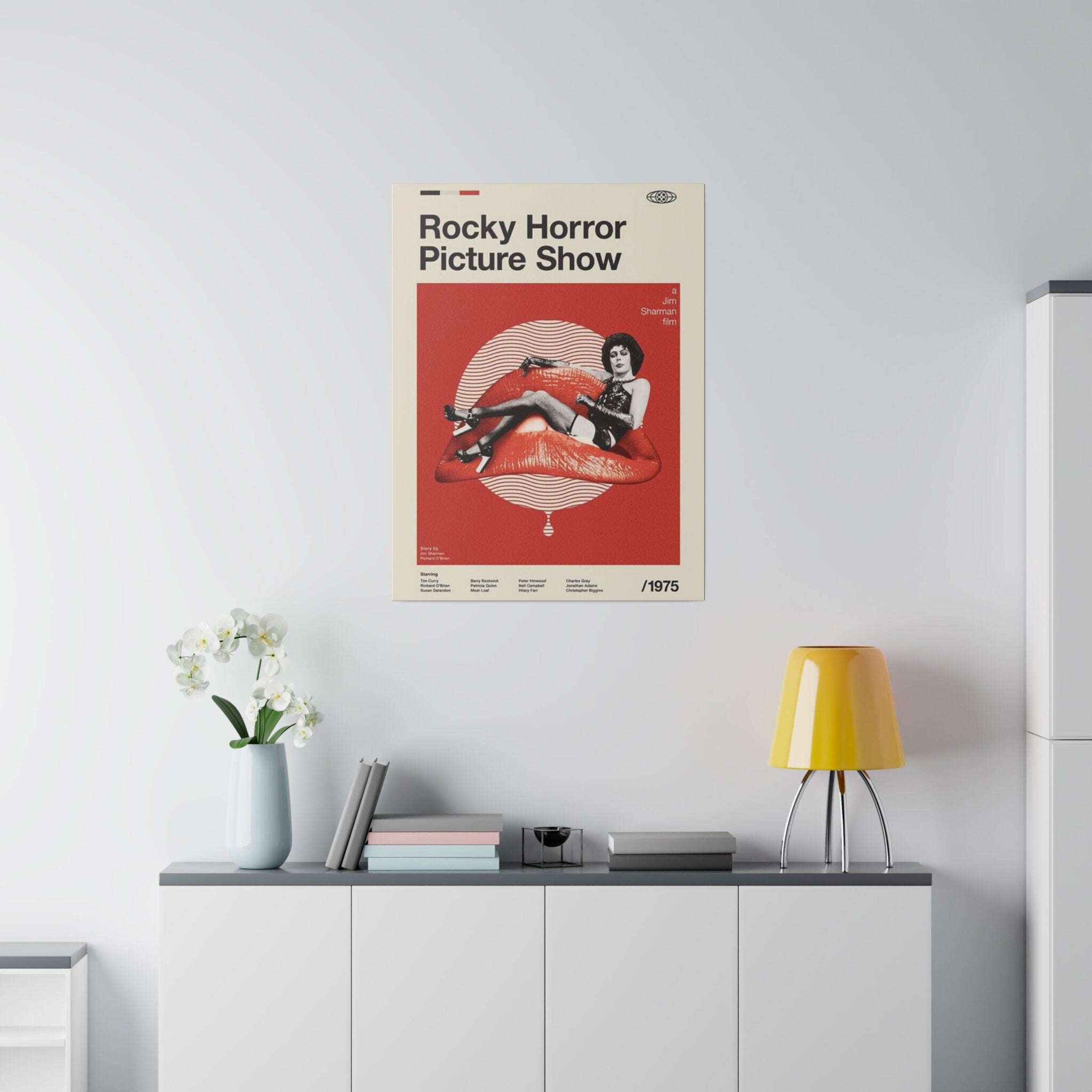 The Rocky Horror Picture Show Vintage Style Poster Custom Canvas Wall Print