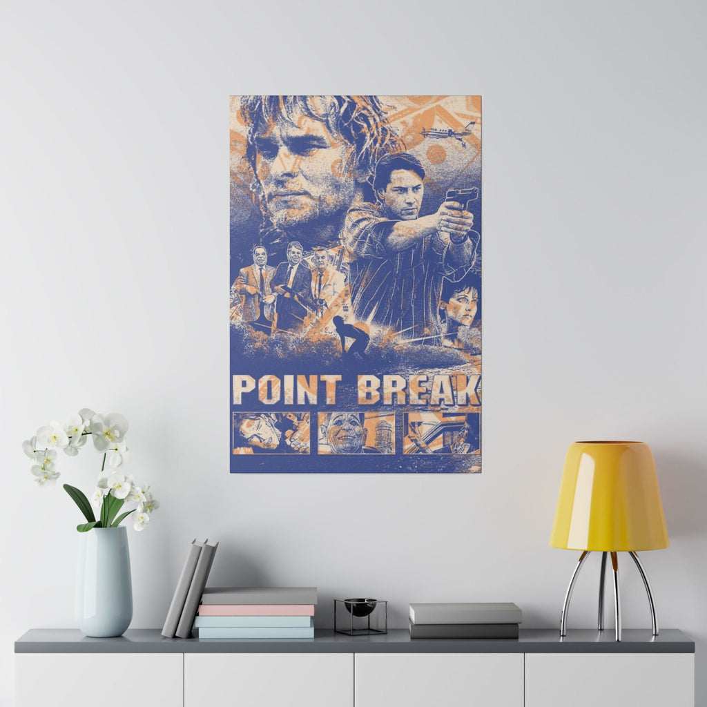 Point Break Abstract Movie Poster Custom Canvas Wall Print