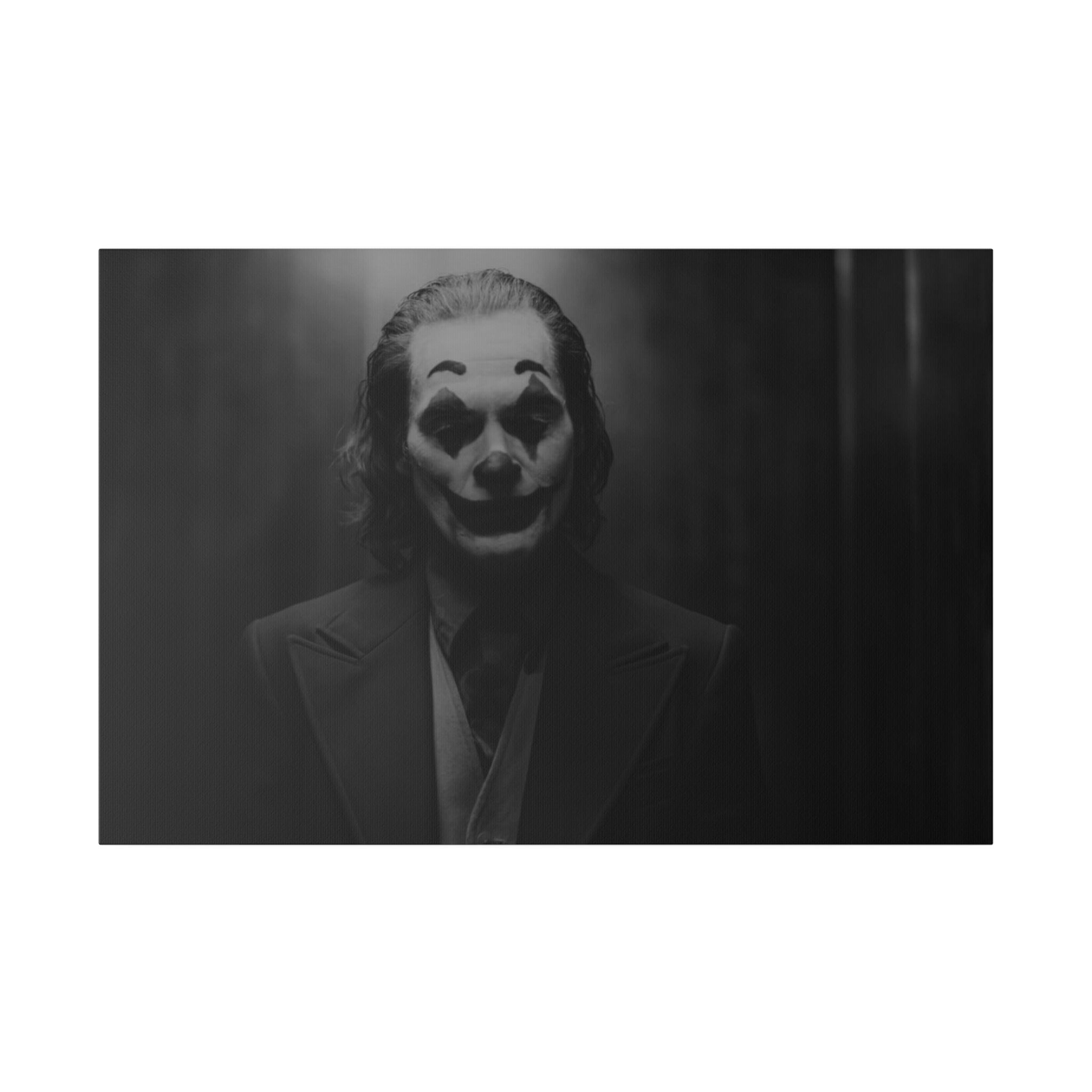 Joaquin Phoenix Joker B/W Custom Canvas Wall Print
