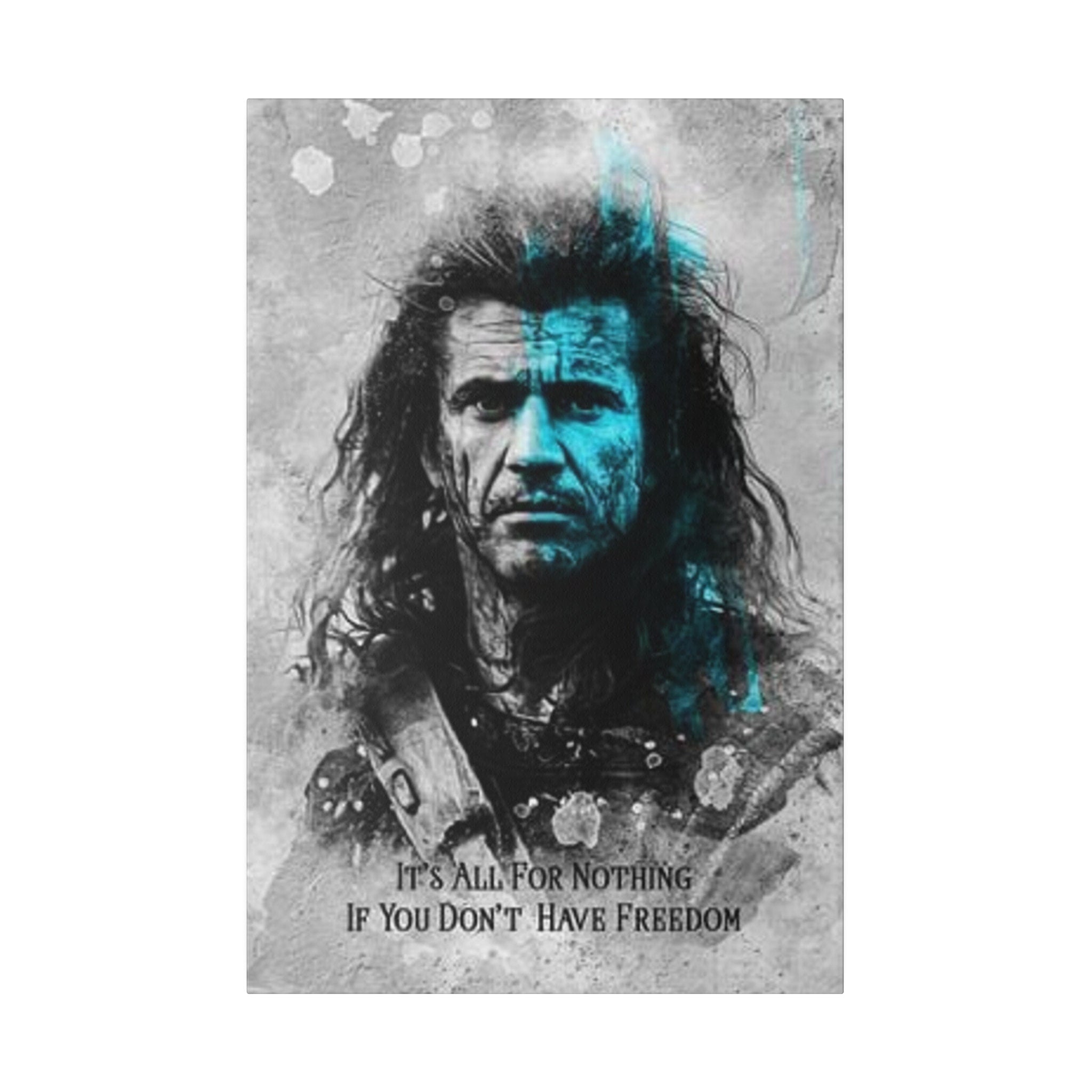 Braveheart Freedom Custom Canvas Wall Print