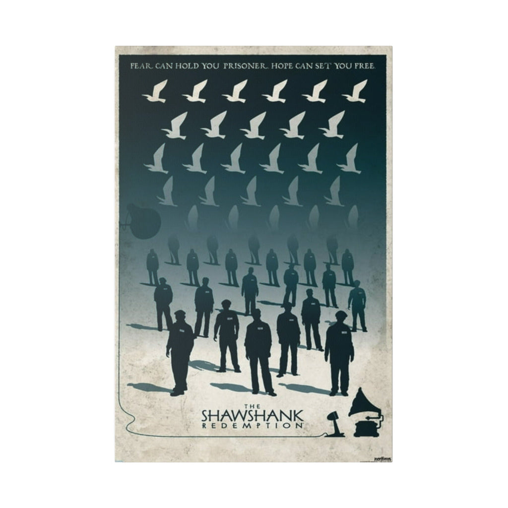 The Shawshank Redemption Abstract Movie Poster Custom Canvas Wall Print