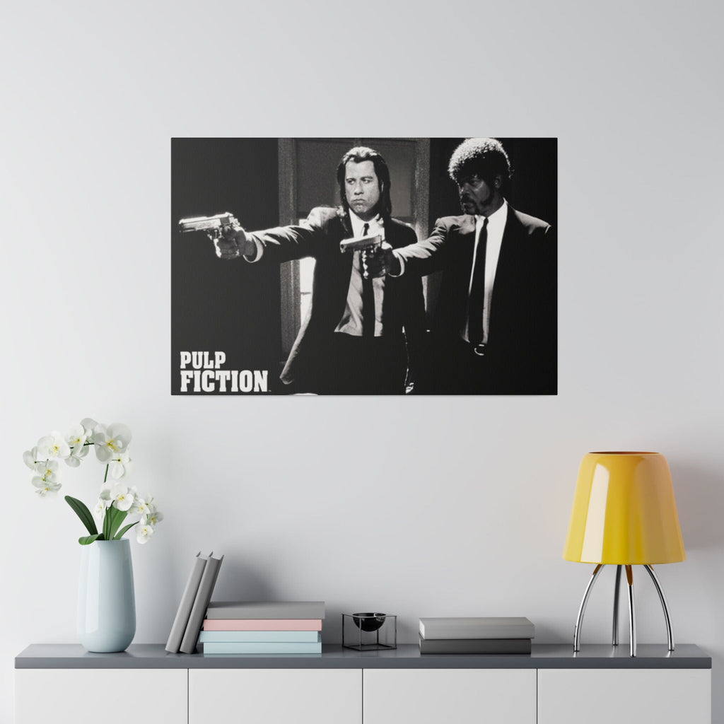 Pulp FIction Vincent & Jules Custom Canvas Wall Print