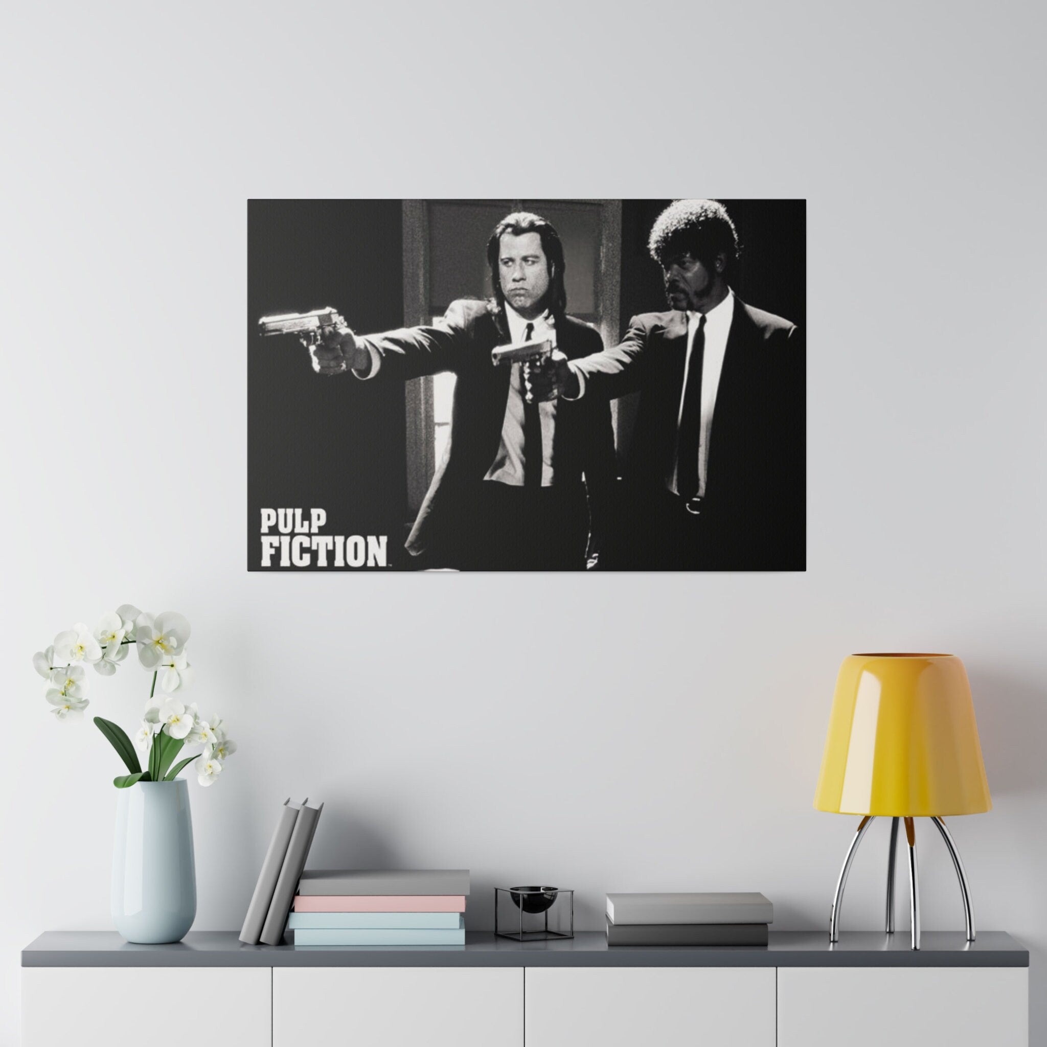 Pulp FIction Vincent & Jules Custom Canvas Wall Print