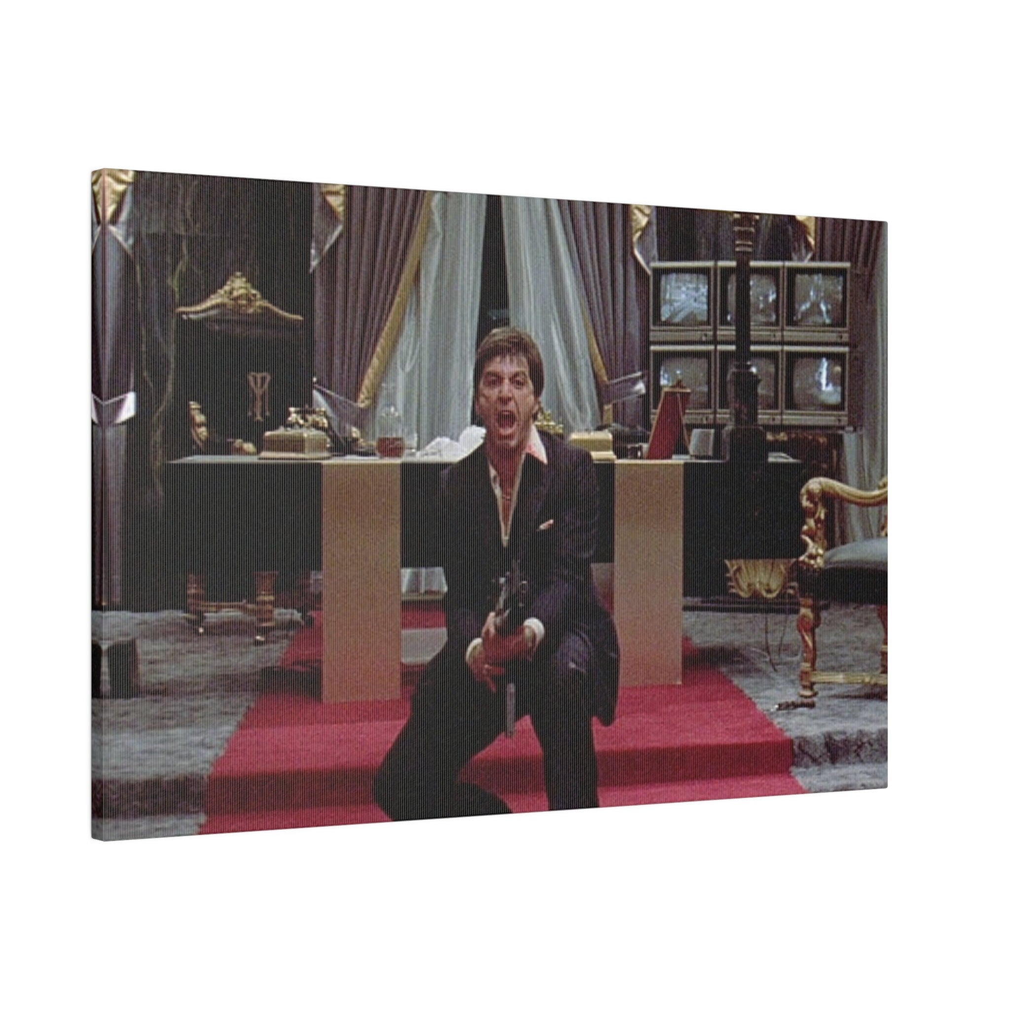 Scarface Little Friend Custom Canvas Wall Print