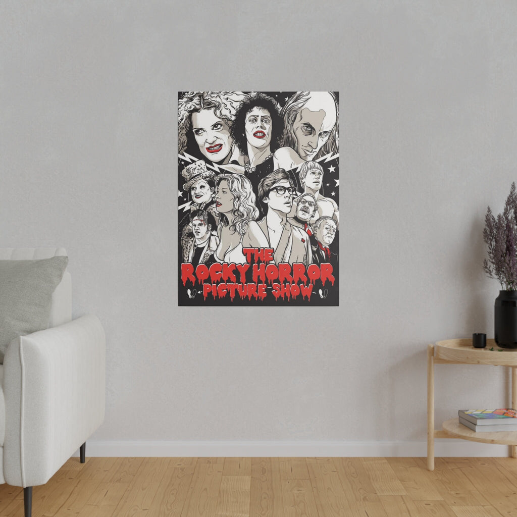 The Rocky Horror Picture Show Comic Poster Custom Canvas Wall Print