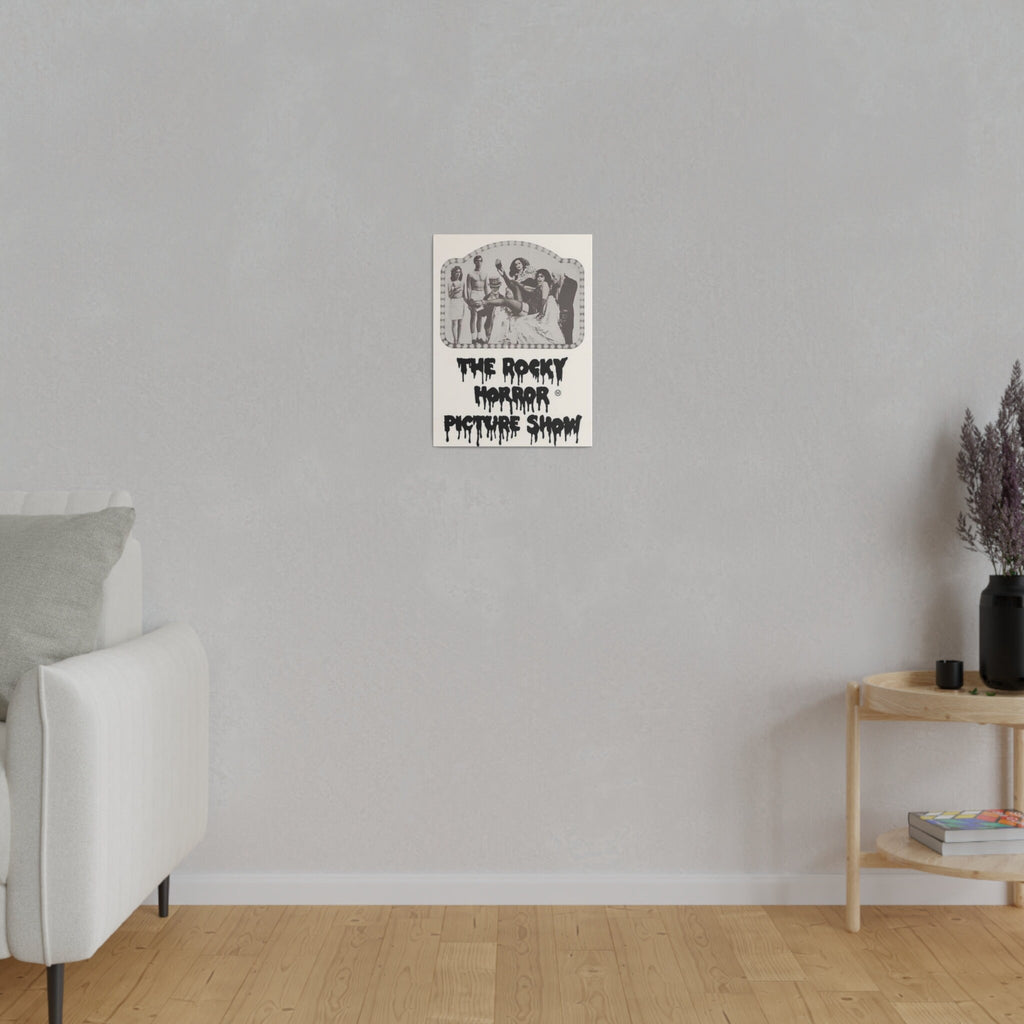 The Rocky Horror Picture Show B/W Custom Canvas Wall Print
