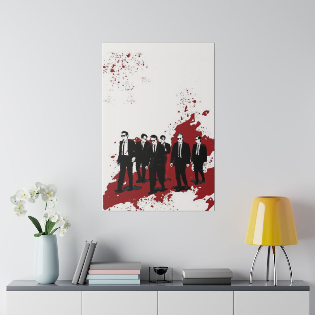 Reservoir Dogs Blood Splatter Poster Custom Canvas Wall Print