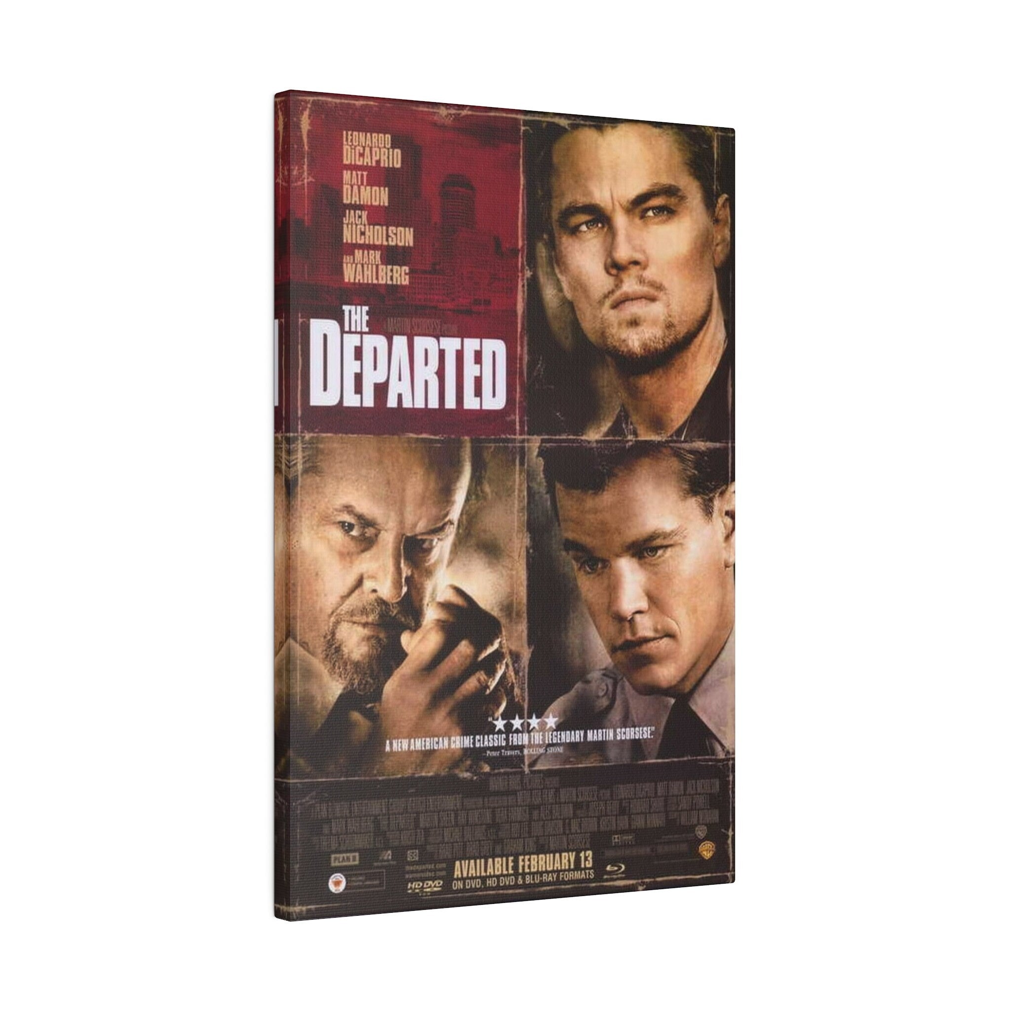The Departed Movie Poster 3 Custom Canvas Wall Print