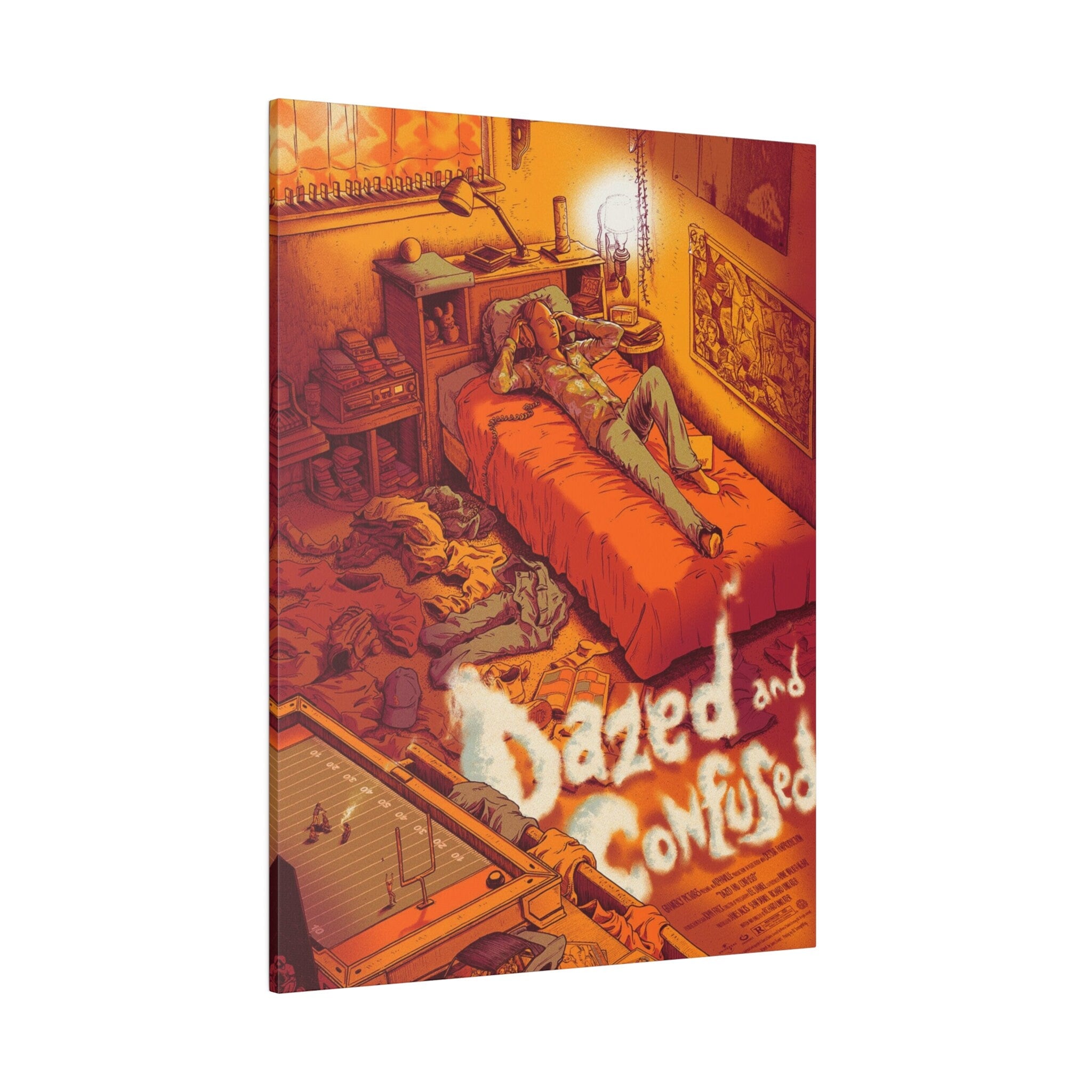 Dazed And Confused Animated Smoke Custom Canvas Wall Print