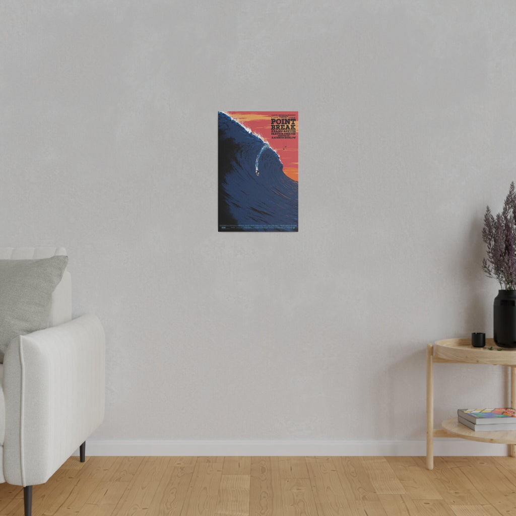 Point Break Big Wave Custom Canvas Wall Print