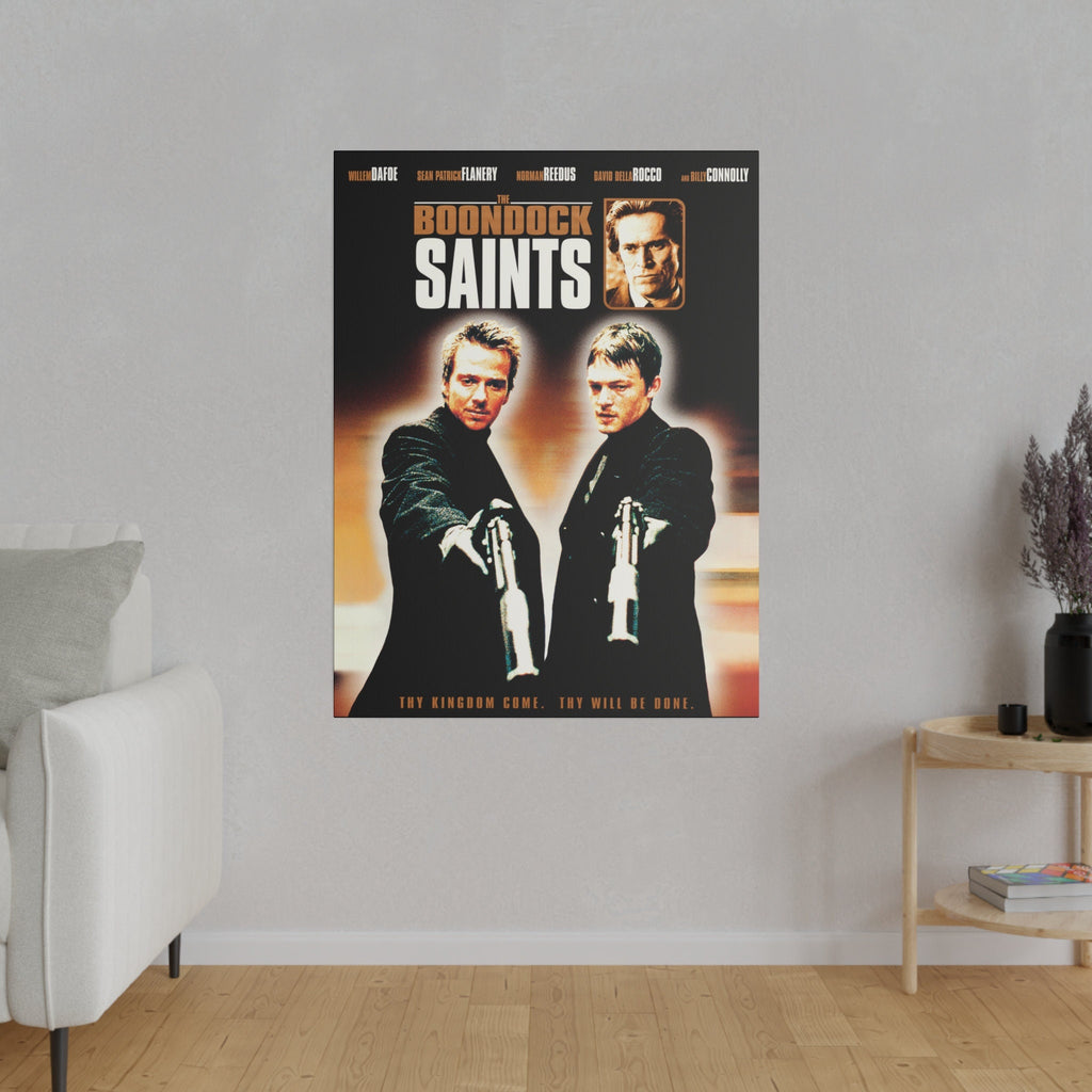 The Boondock Saints Movie Poster Custom Canvas Wall Print