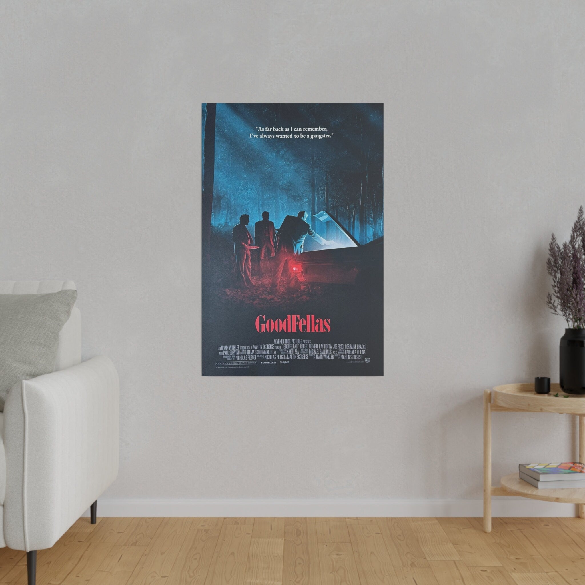 Goodfellas Gangster Custom Canvas Wall Print