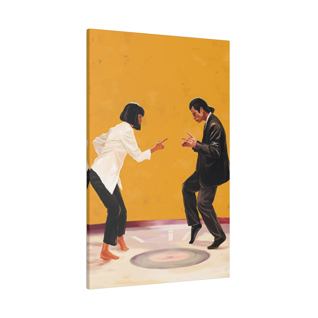 Pulp Fiction Dance Custom Canvas Wall Print