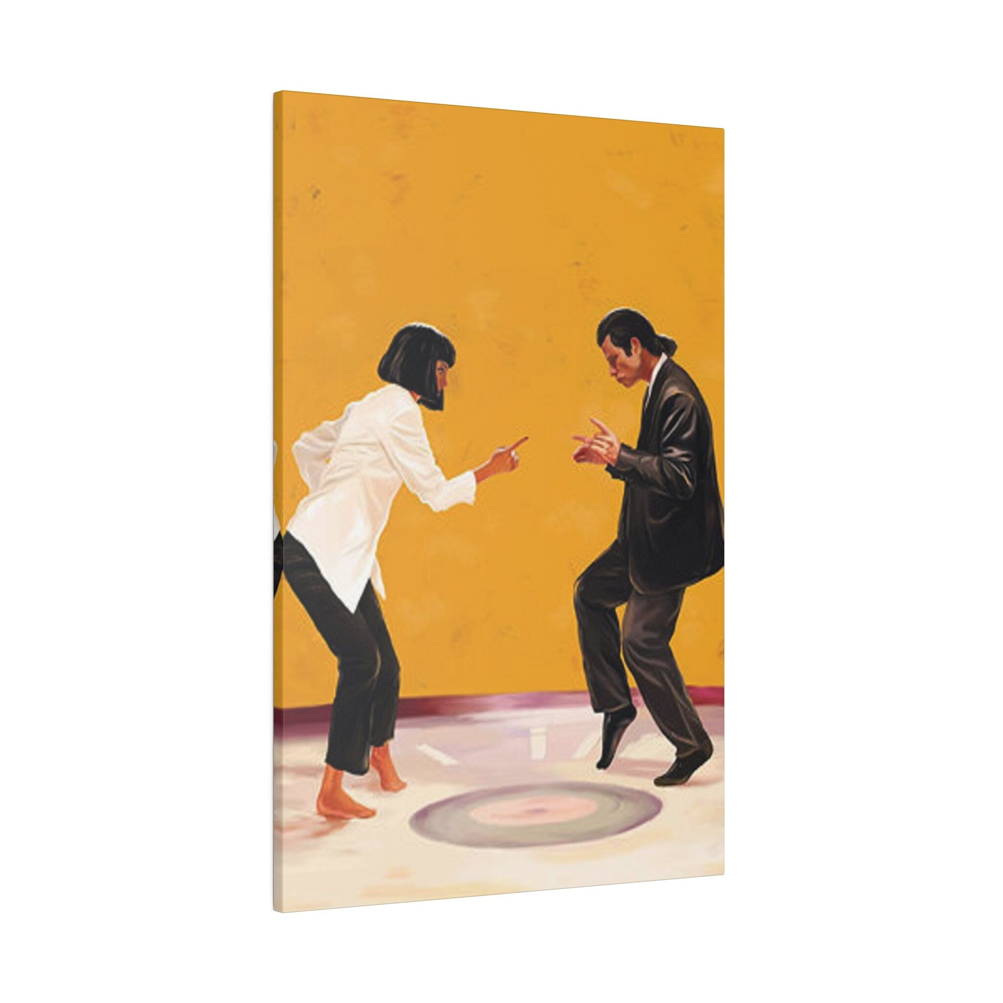 Pulp Fiction Dance Custom Canvas Wall Print
