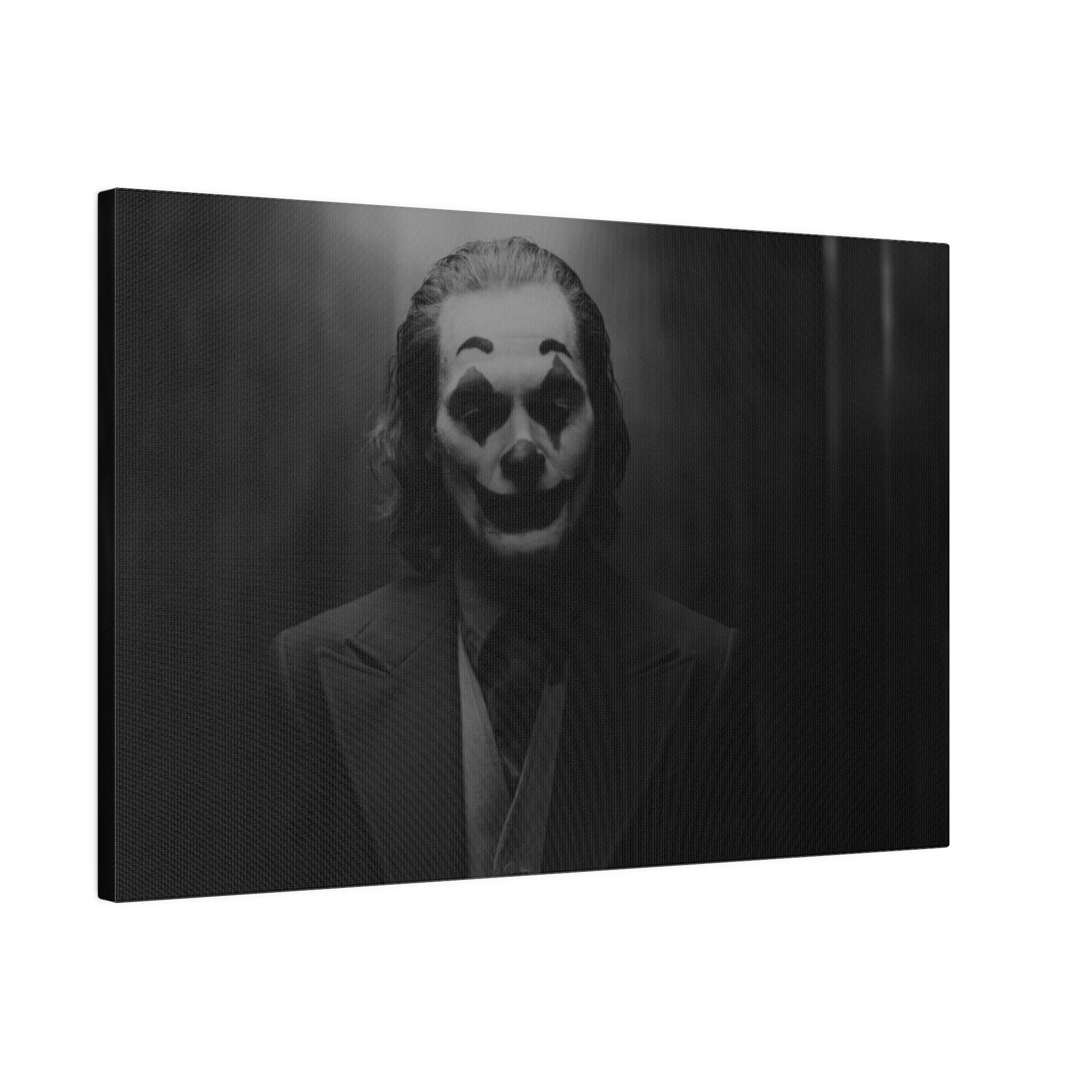 Joaquin Phoenix Joker B/W Custom Canvas Wall Print