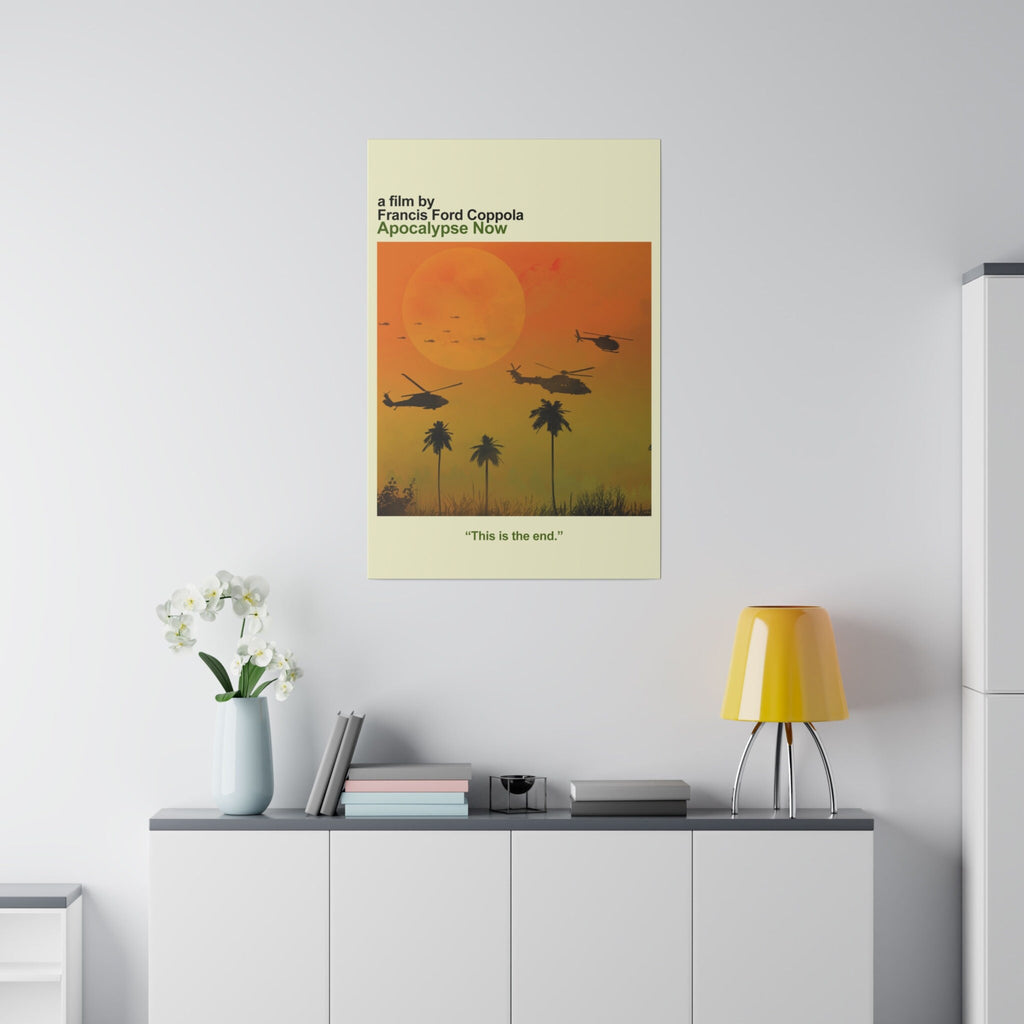 Apocalypse Now Minimalist Movie Poster Custom Canvas Wall Print