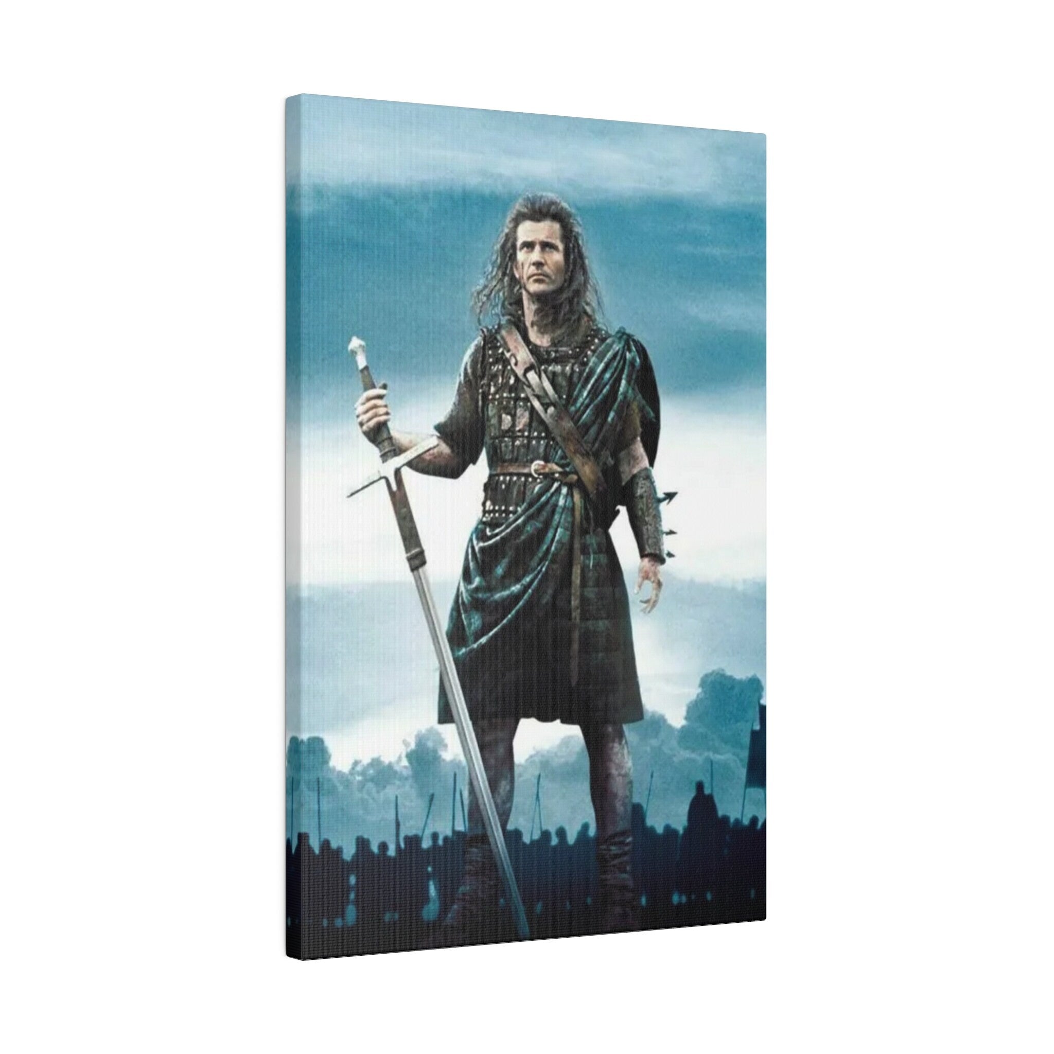 Braveheart William Wallace Stands Tall Custom Canvas Movie Poster