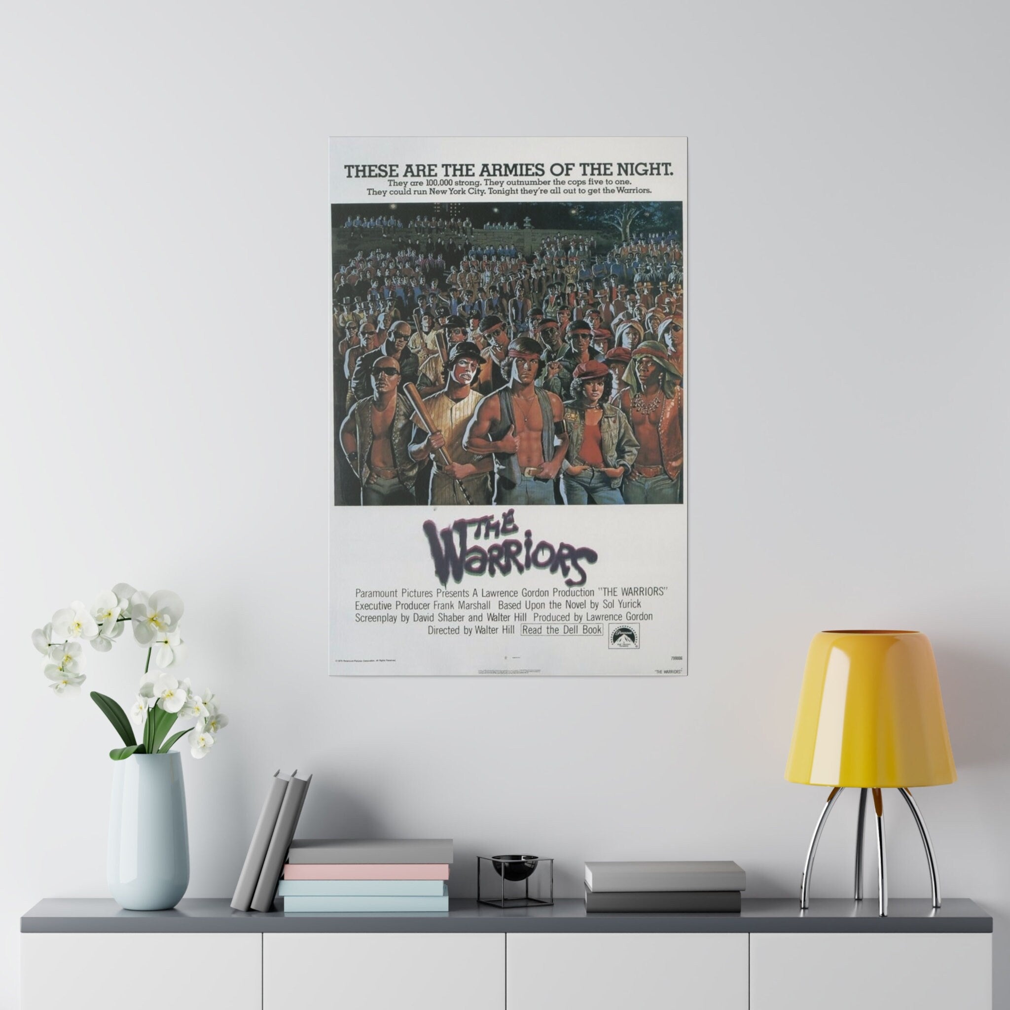 The Warriors Movie Poster Custom Canvas Wall Print
