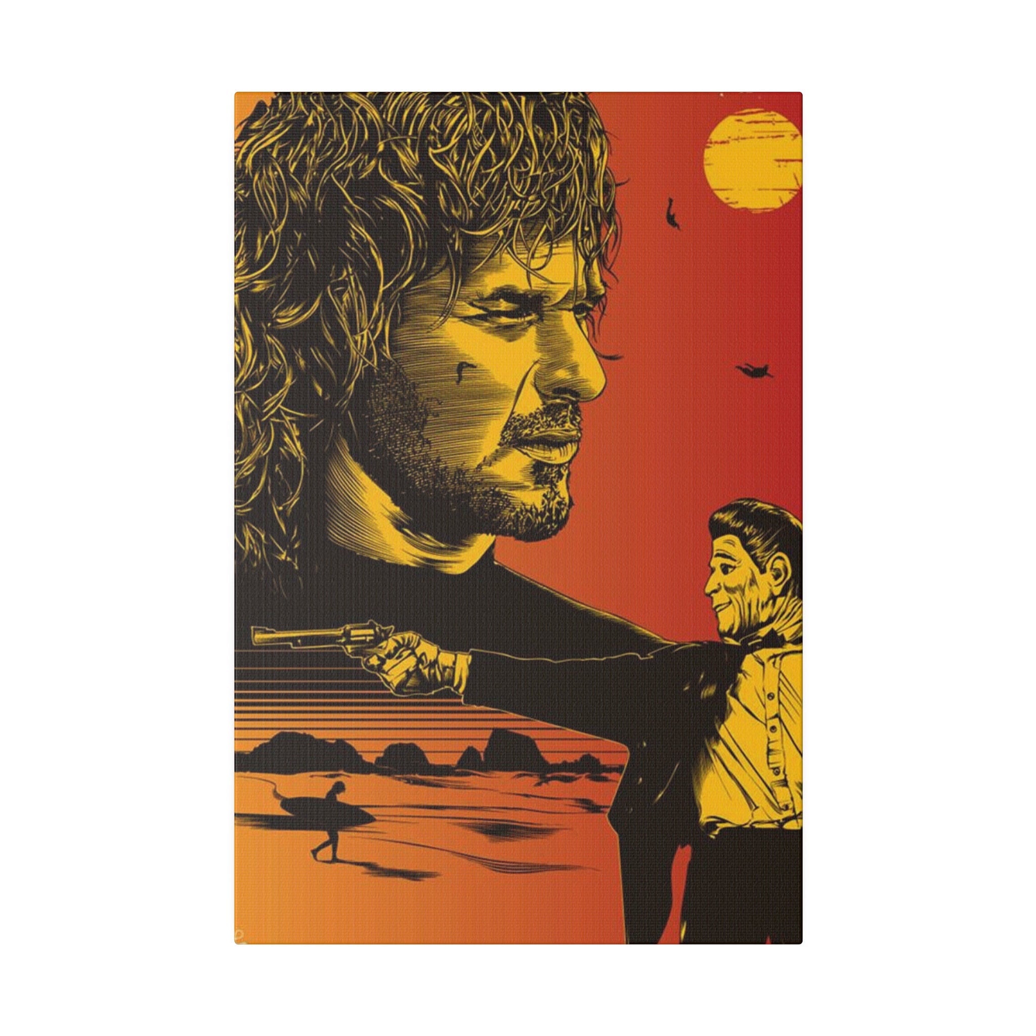 Point Break Bodhi Sunset Custom Canvas Wall Print