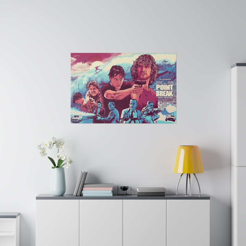 Point Break Canvas Wall Print "Point Break Animated Movie Poster Tribute"