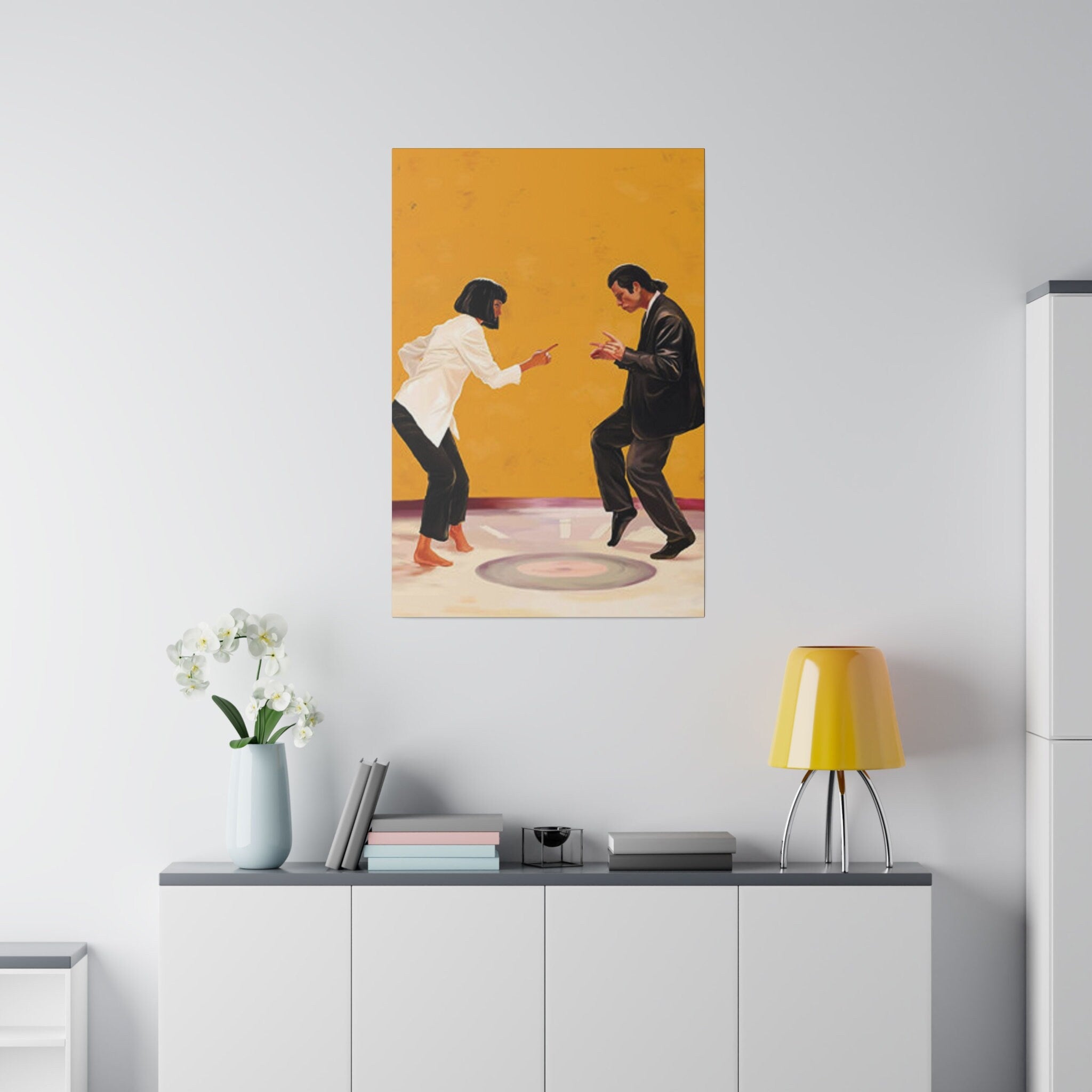 Pulp Fiction Dance Custom Canvas Wall Print