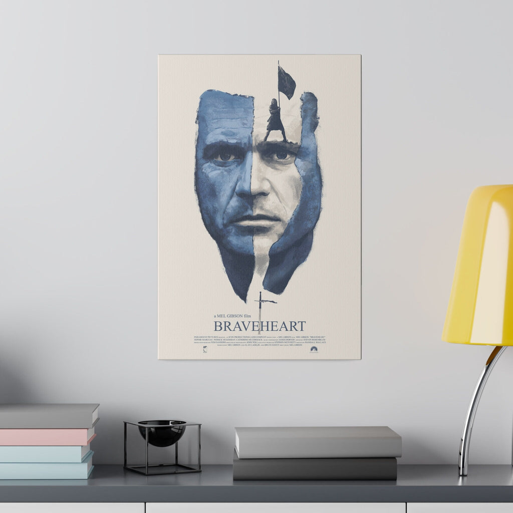 Braveheart The Face Of William Wallace Custom Canvas Movie Poster