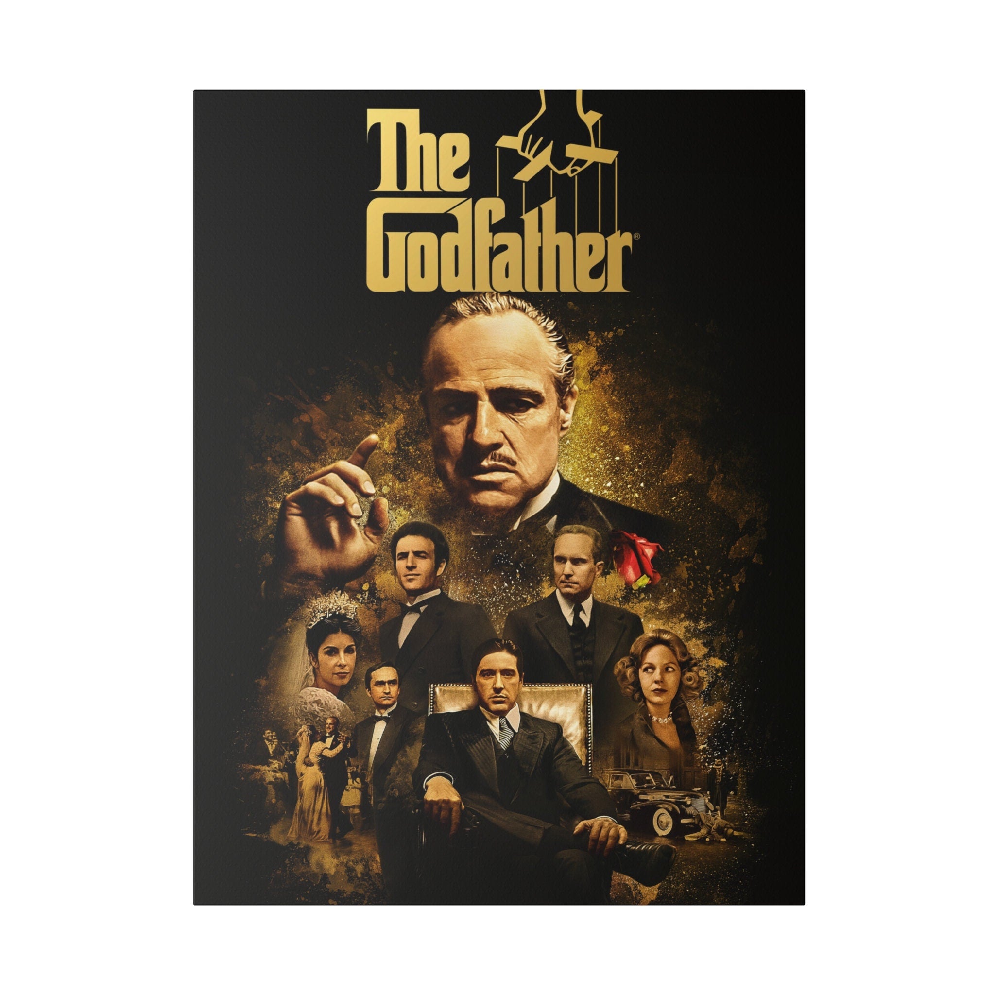 The Godfather Custom Canvas Wall Print