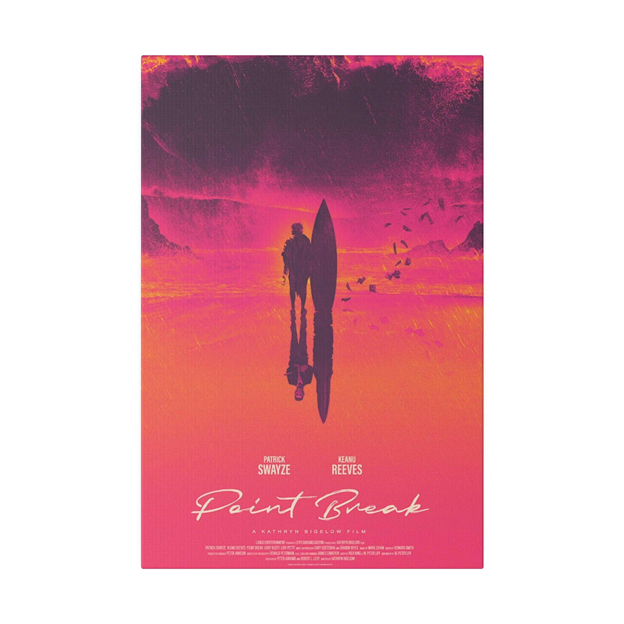 Point Break Artistic Movie Poster Custom Canvas Wall Print